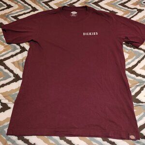 T shirt Dickies Bordeaux Homme Small Big Logo dos imprimé